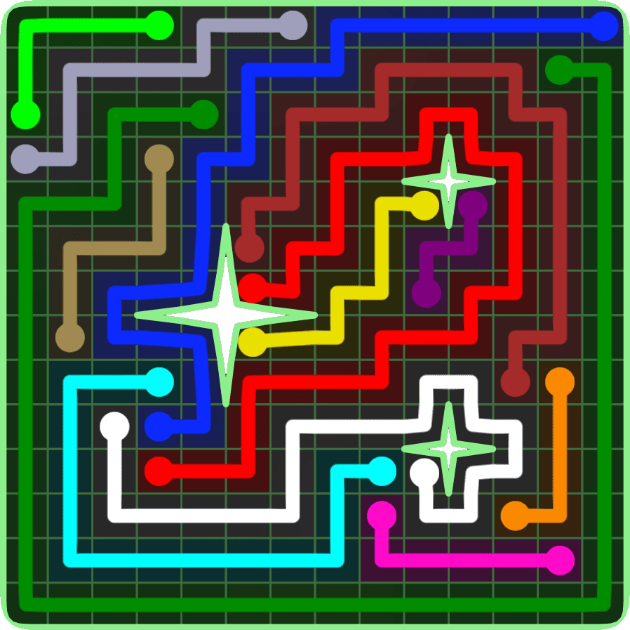 Flow Free 6669 Solution