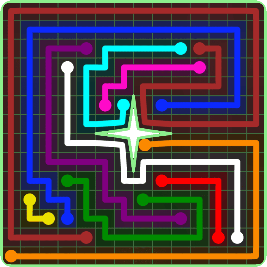 Flow Free 6671 Solution