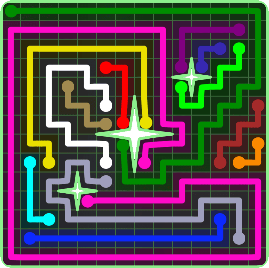 Flow Free 6675 Solution