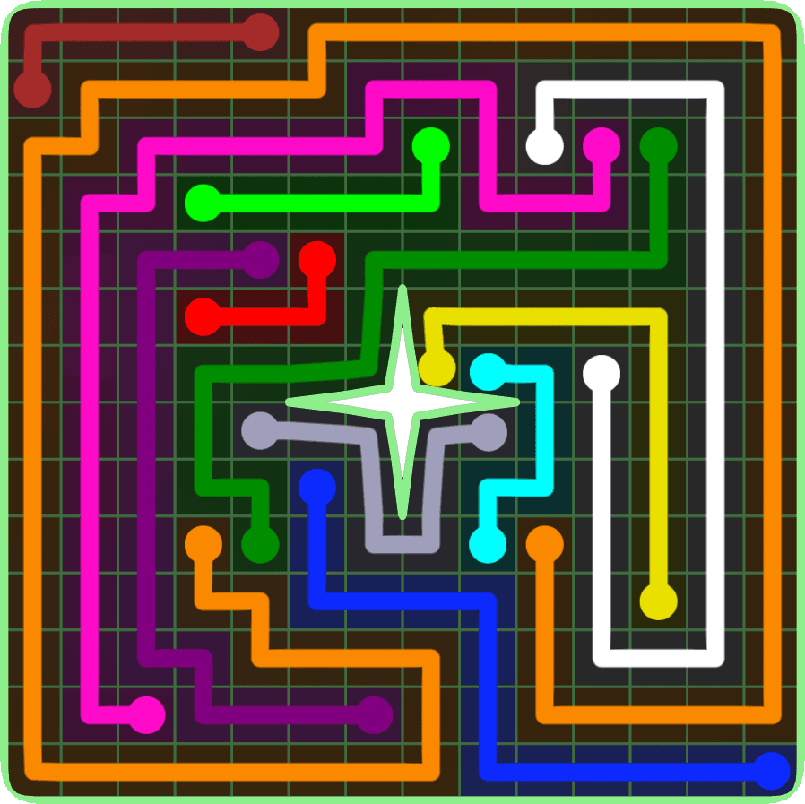 Flow Free 6676 Solution