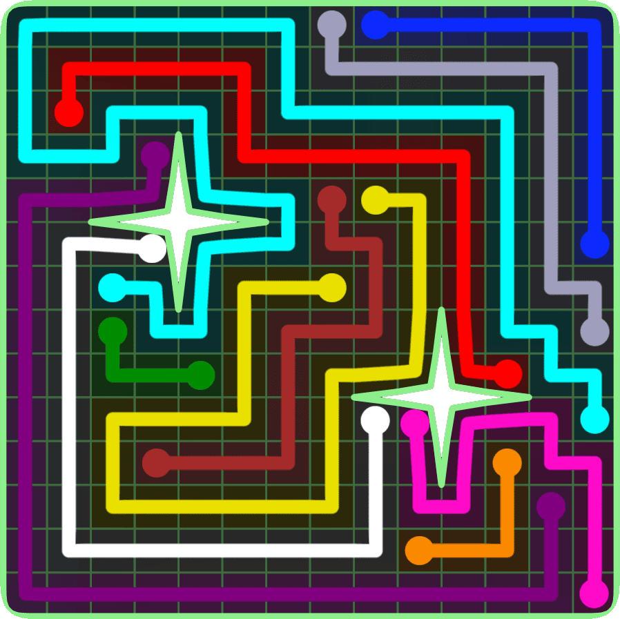 Flow Free 6678 Solution