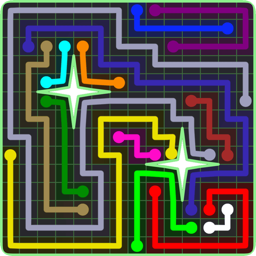 Flow Free 6683 Solution