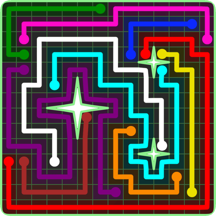 Flow Free 6684 Solution