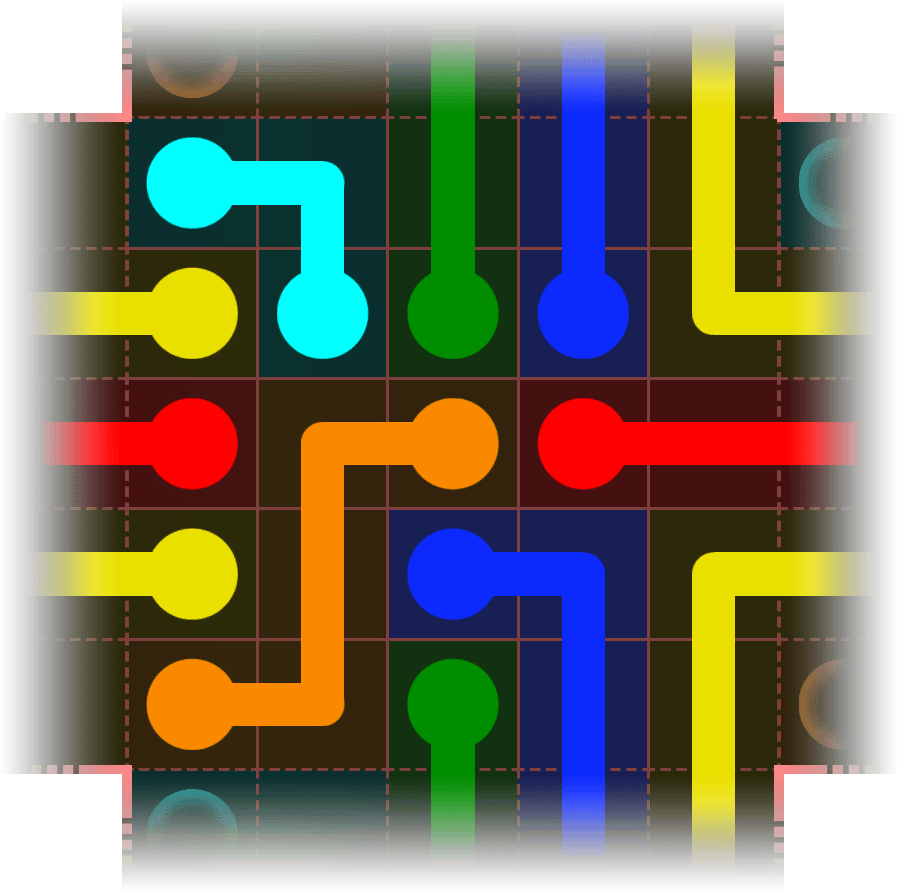 Flow Free Warps 3424 Solution