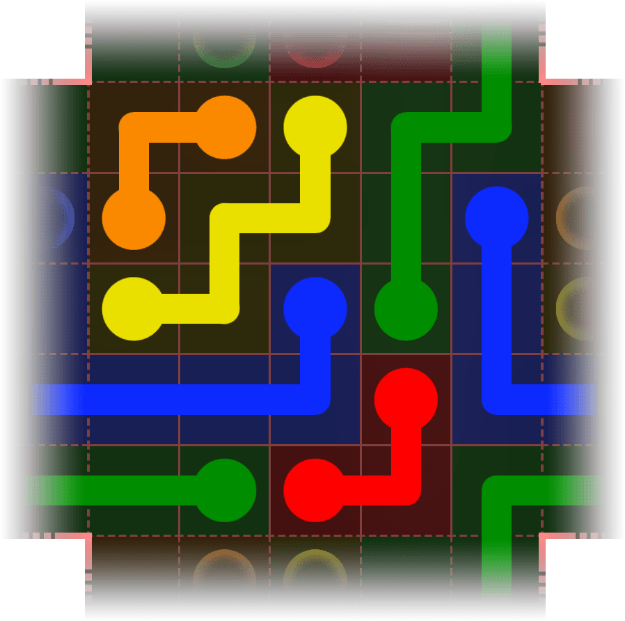 Flow Free Warps 3440 Solution