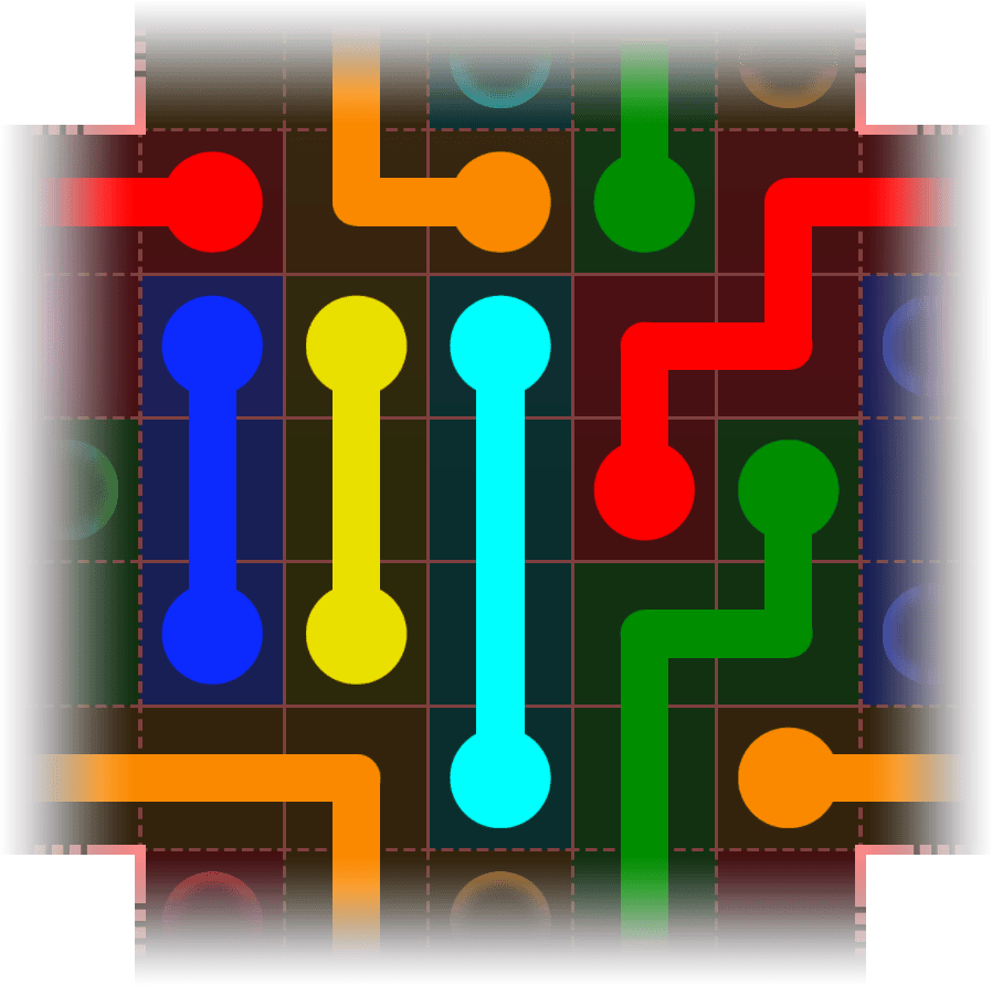 Flow Free Warps 3444 Solution