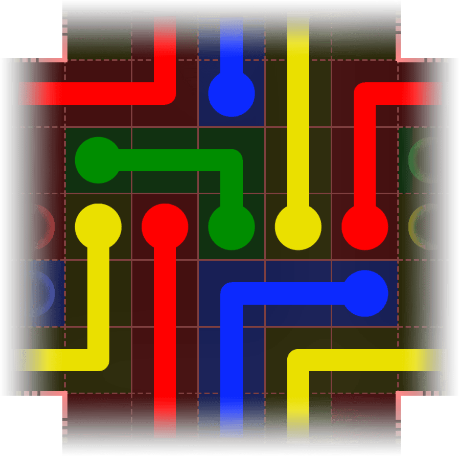 Flow Free Warps 3448 Solution