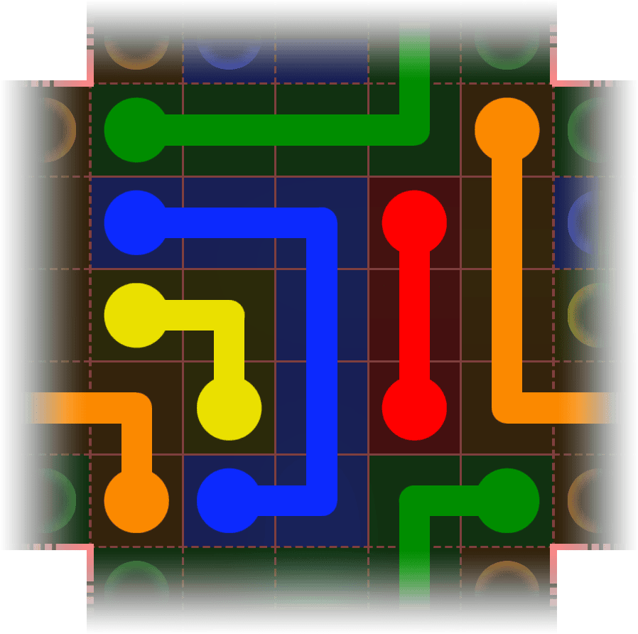 Flow Free Warps 3420 Solution