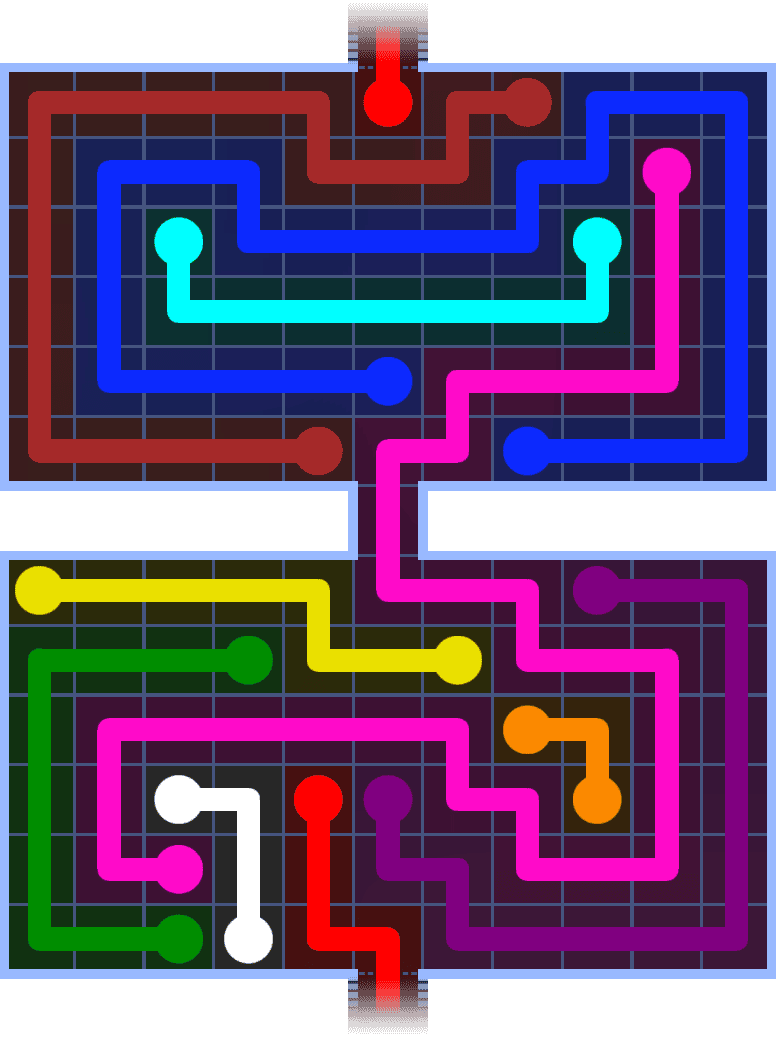 Flow Free Warps 1414 Solution