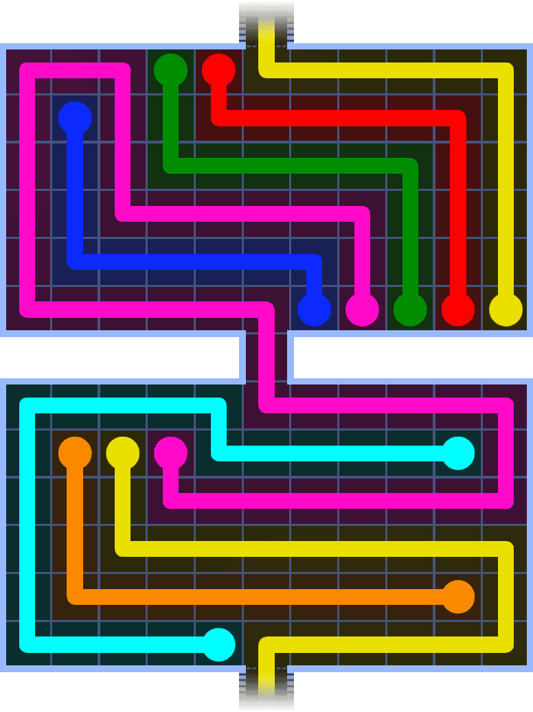 Flow Free Warps 1418 Solution