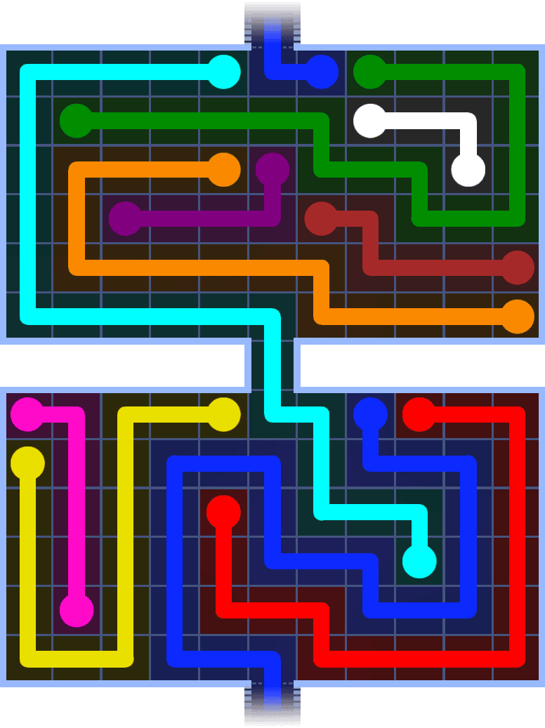 Flow Free Warps 1420 Solution