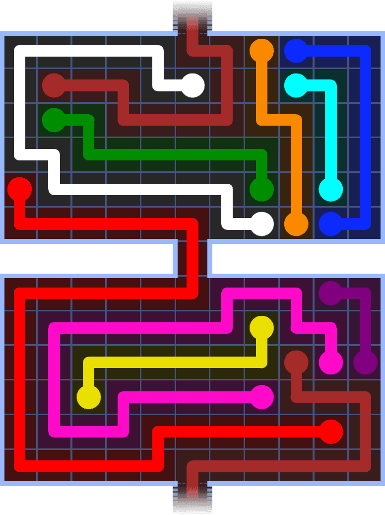 Flow Free Warps 1426 Solution