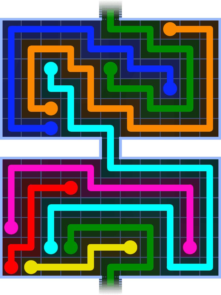 Flow Free Warps 1432 Solution