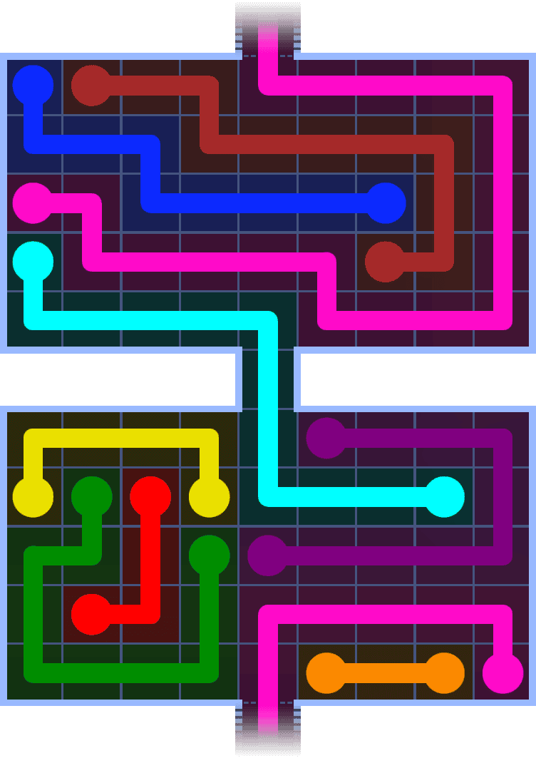 Flow Free Warps 1379 Solution