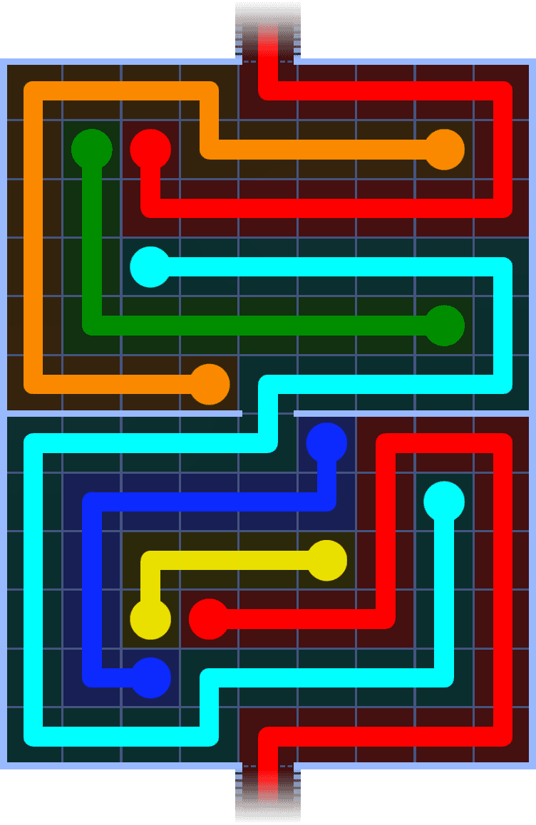Flow Free Warps 1397 Solution
