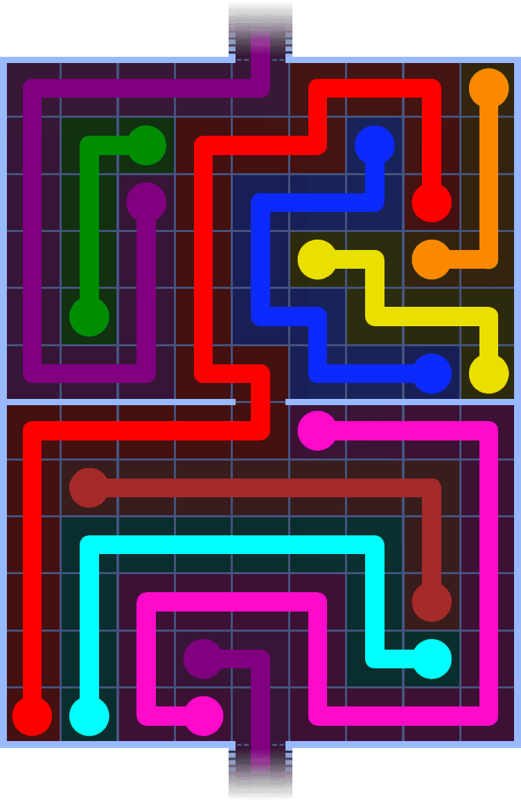 Flow Free Warps 1401 Solution