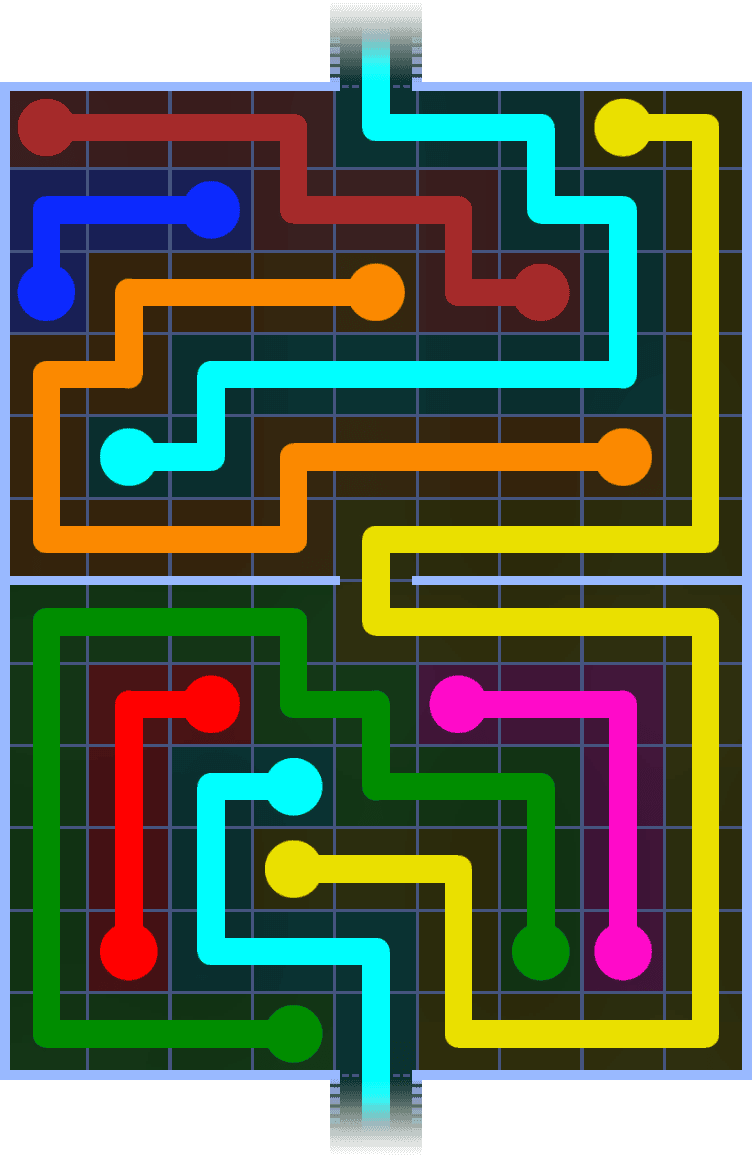 Flow Free Warps 1404 Solution
