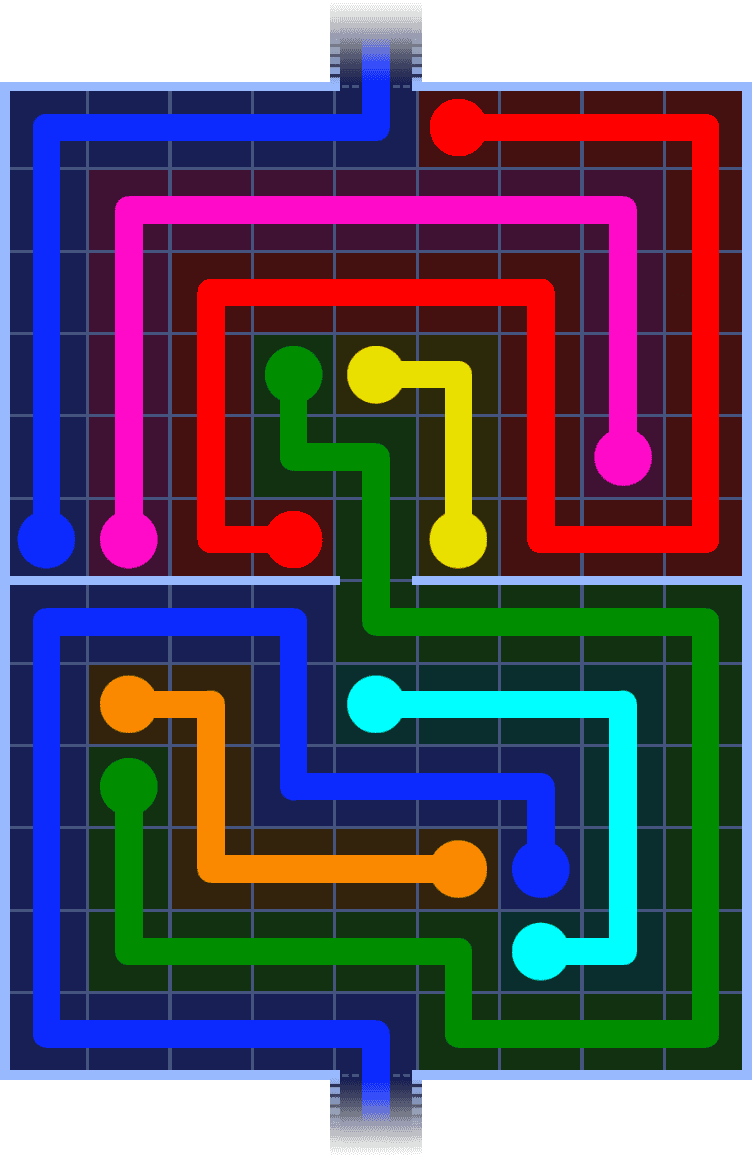 Flow Free Warps 1405 Solution