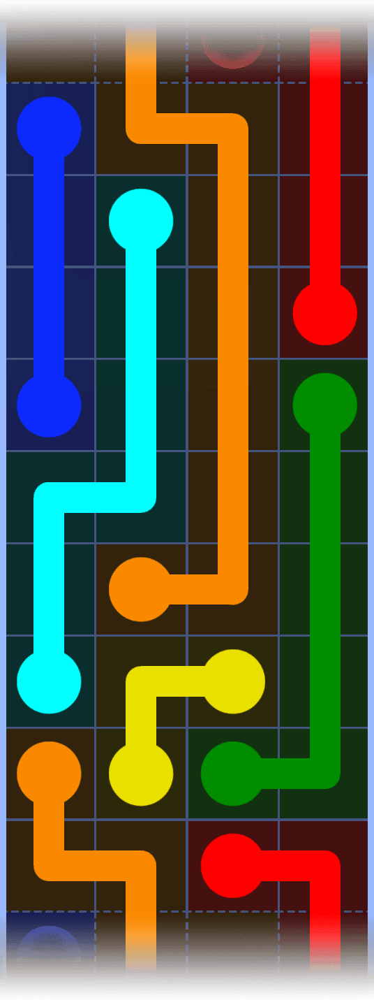Flow Free Warps 1221 Solution