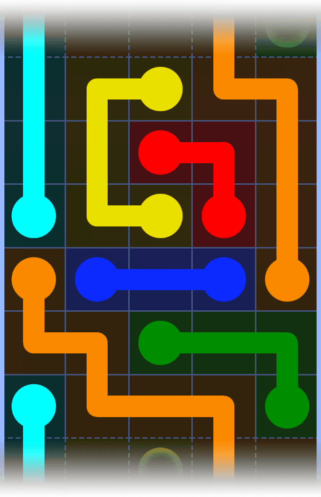 Flow Free Warps 1234 Solution