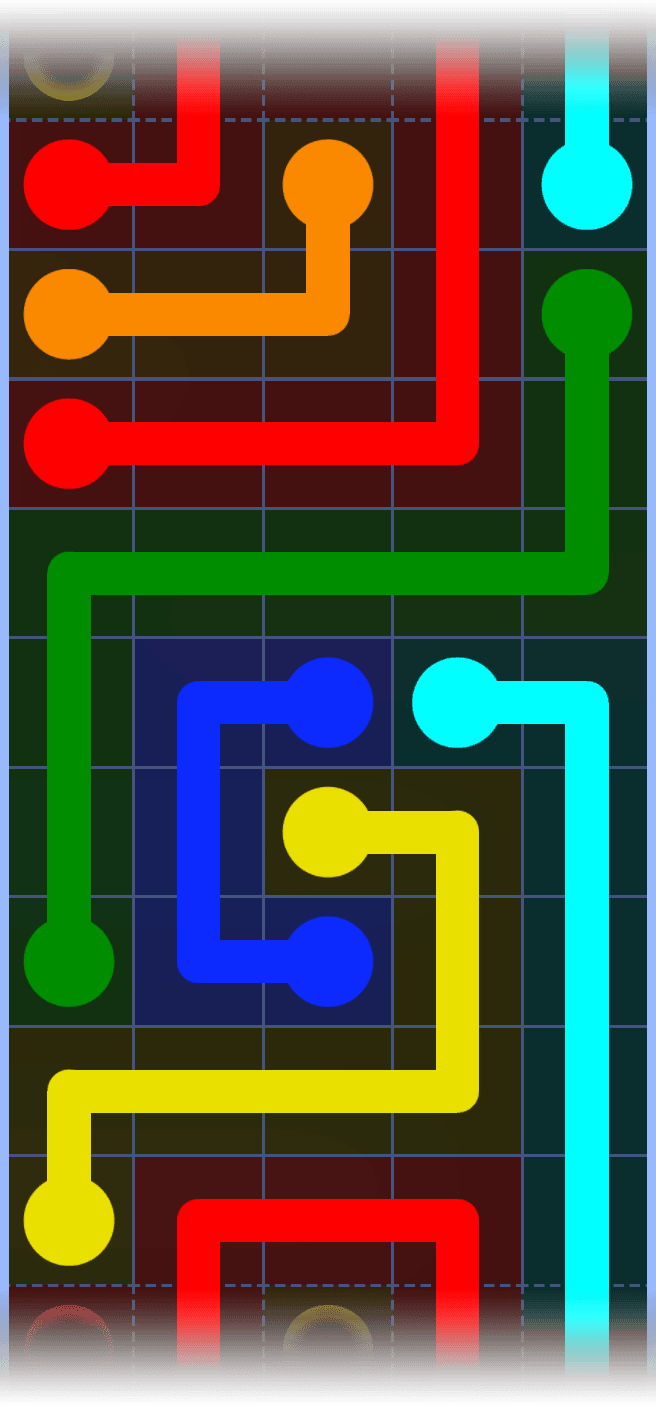 Flow Free Warps 1249 Solution