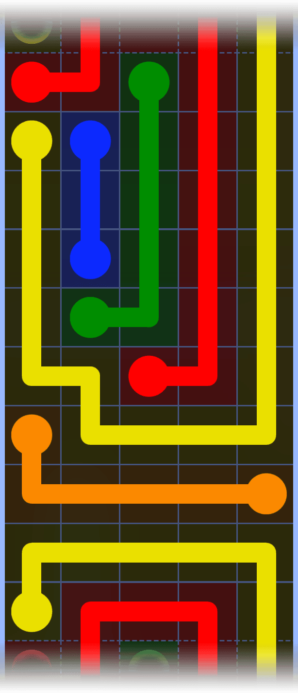 Flow Free Warps 1255 Solution