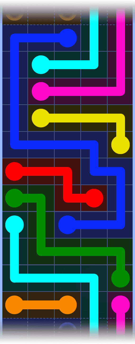 Flow Free Warps 1258 Solution