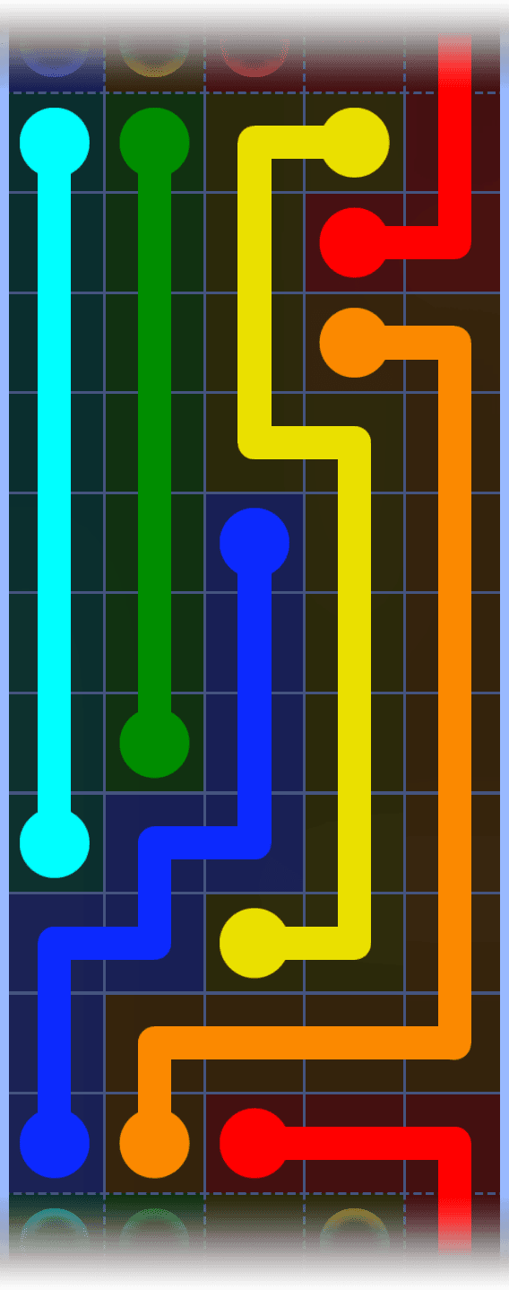 Flow Free Warps 1259 Solution