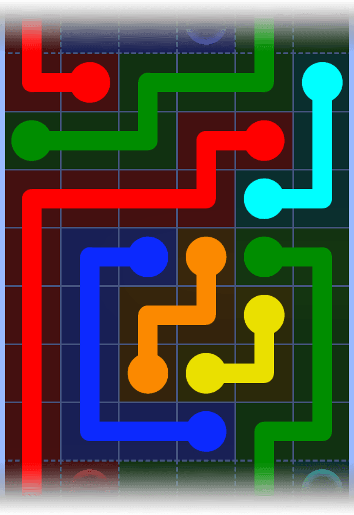 Flow Free Warps 1261 Solution