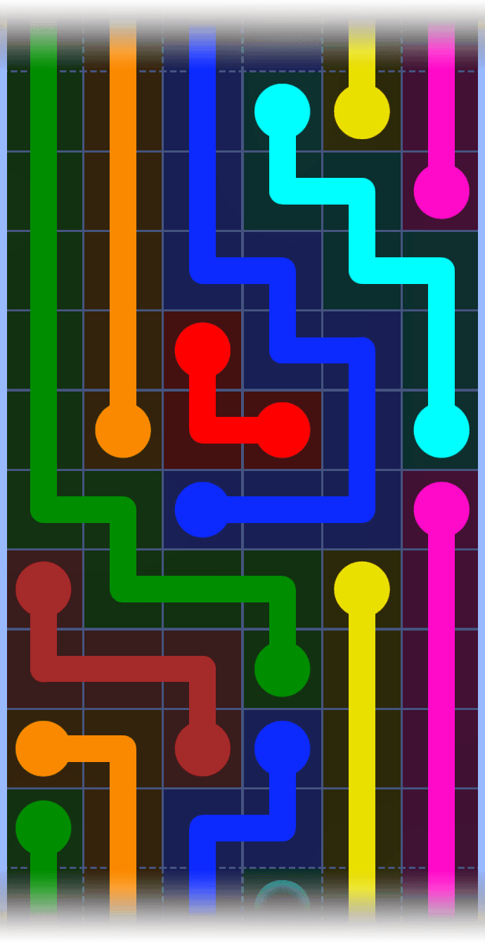 Flow Free Warps 1277 Solution