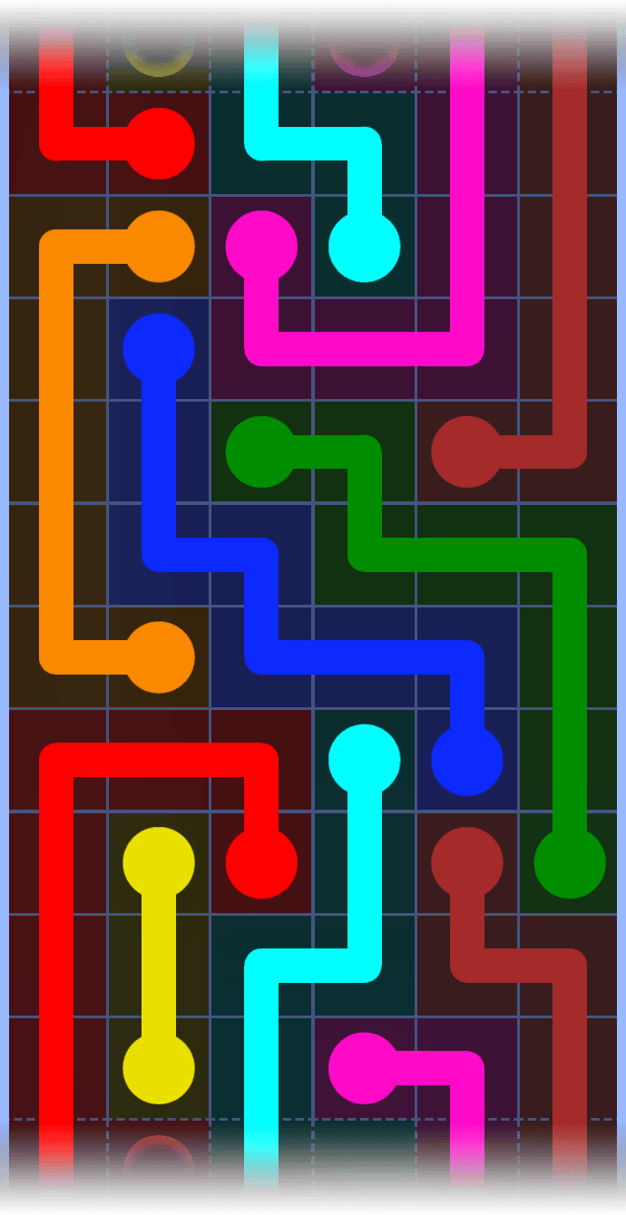 Flow Free Warps 1278 Solution