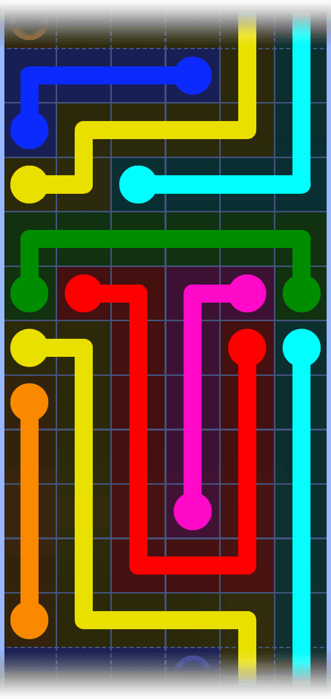 Flow Free Warps 1282 Solution
