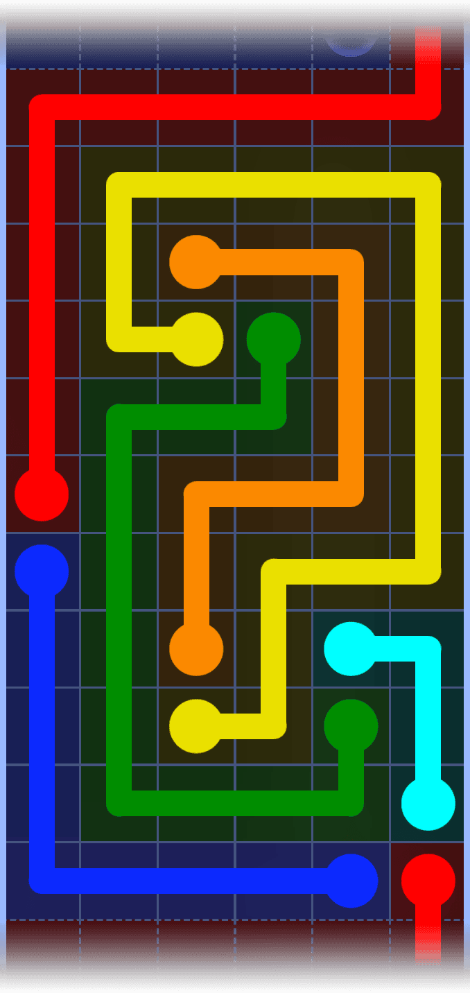 Flow Free Warps 1284 Solution