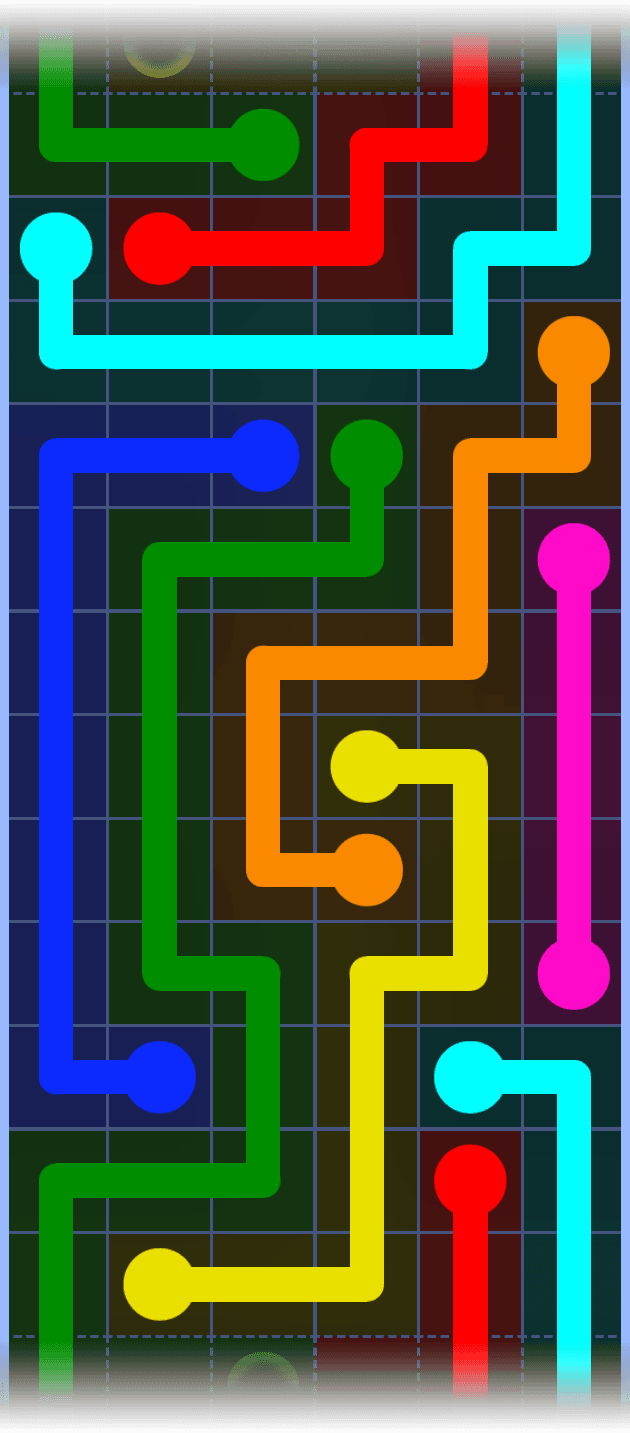 Flow Free Warps 1286 Solution