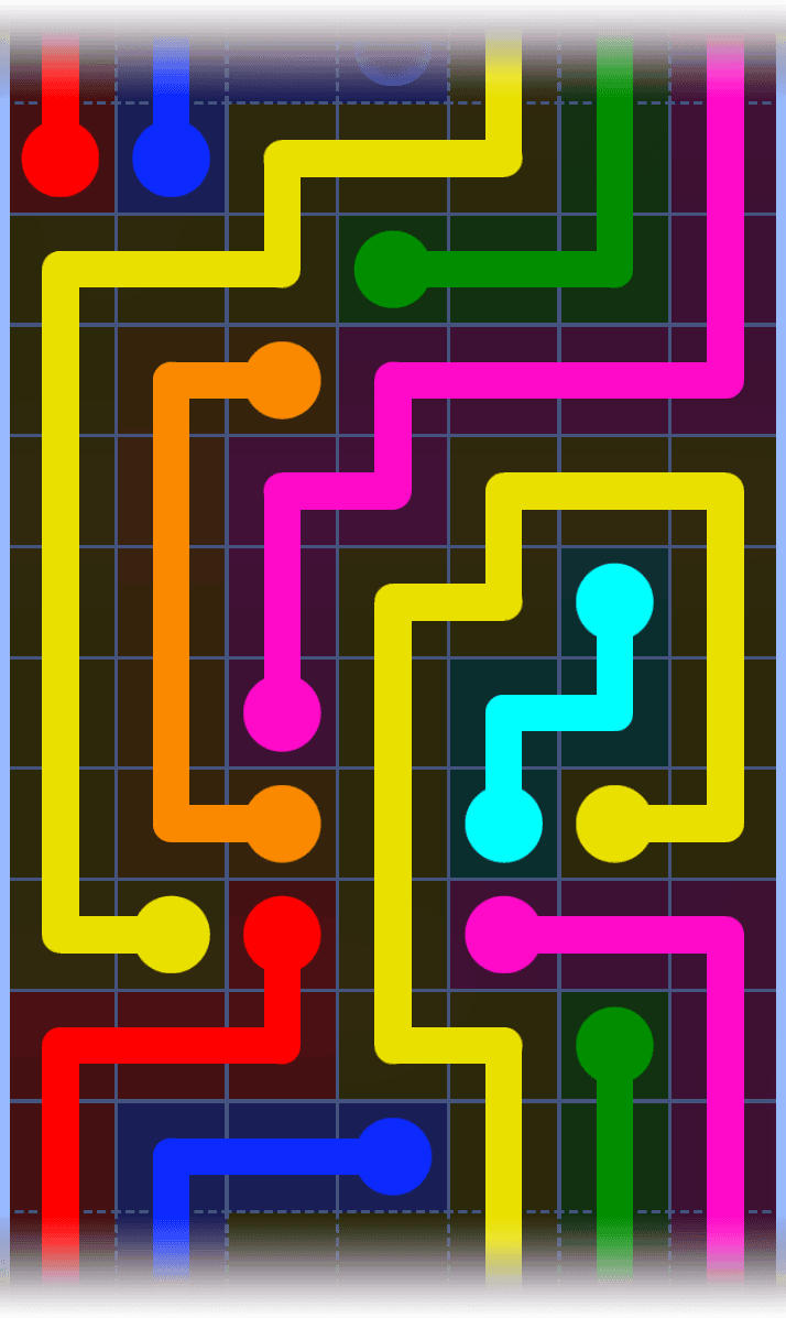 Flow Free Warps 1302 Solution