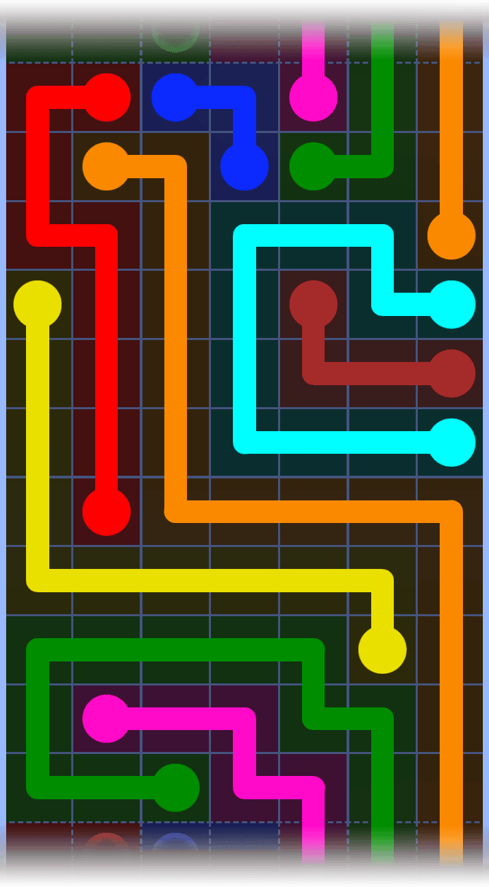 Flow Free Warps 1307 Solution
