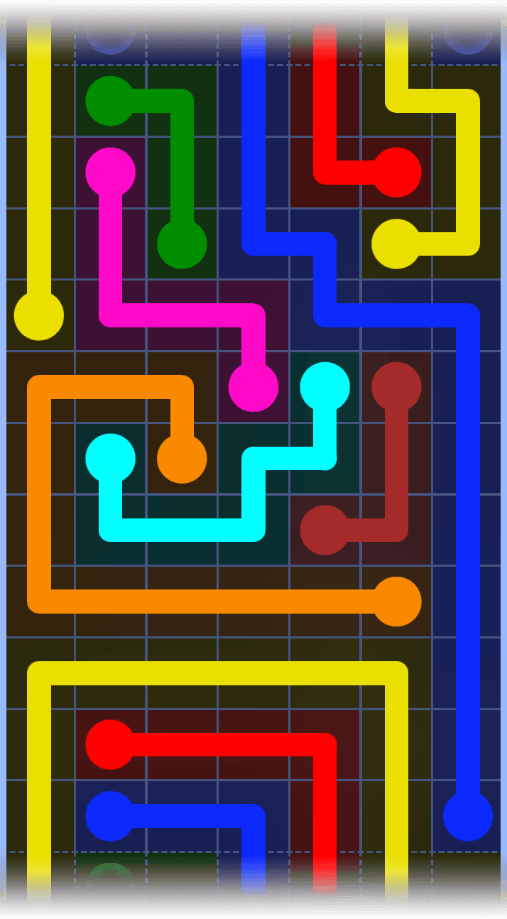 Flow Free Warps 1309 Solution