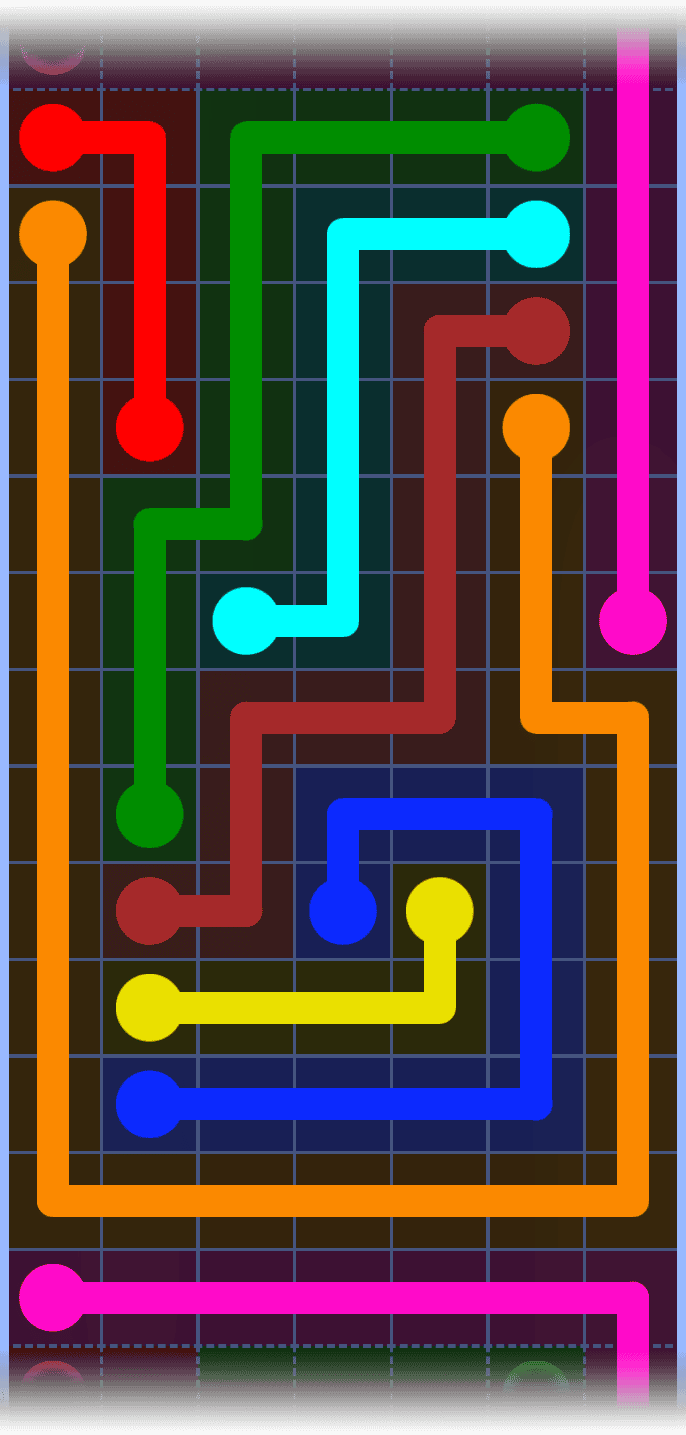 Flow Free Warps 1320 Solution