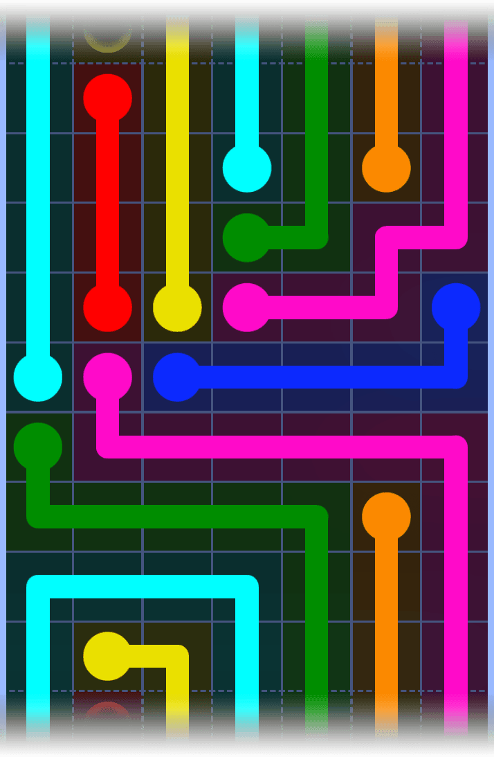 Flow Free Warps 1297 Solution