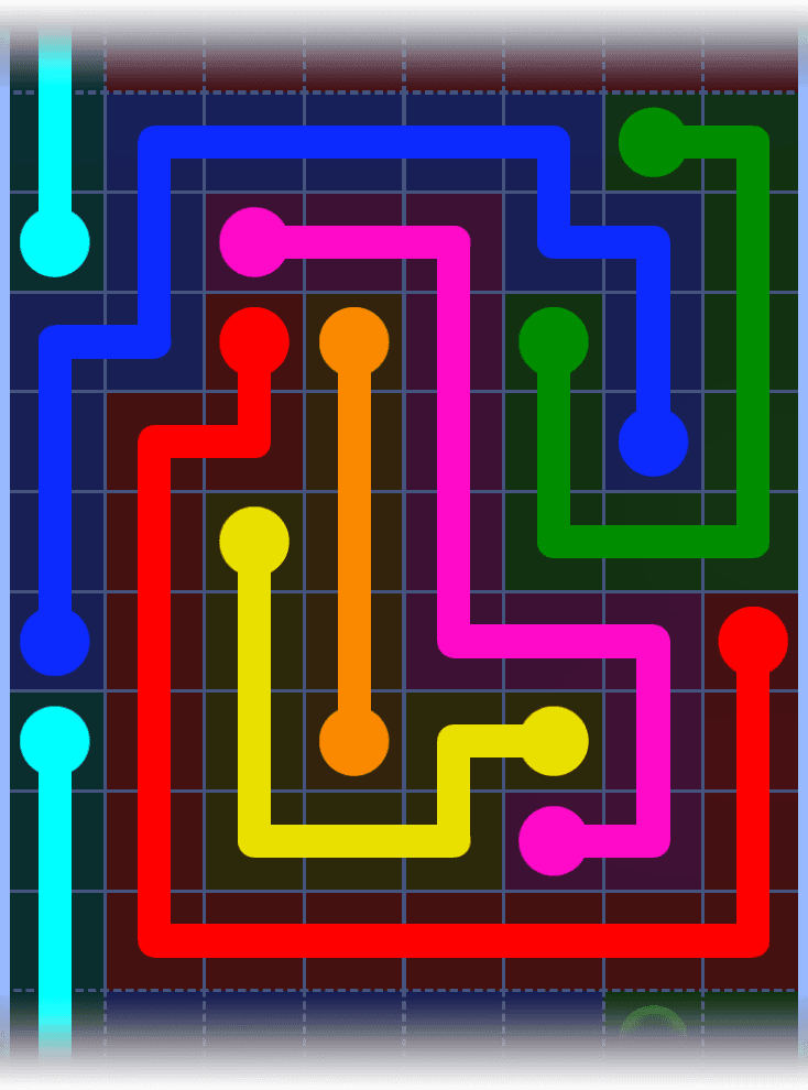 Flow Free Warps 1322 Solution