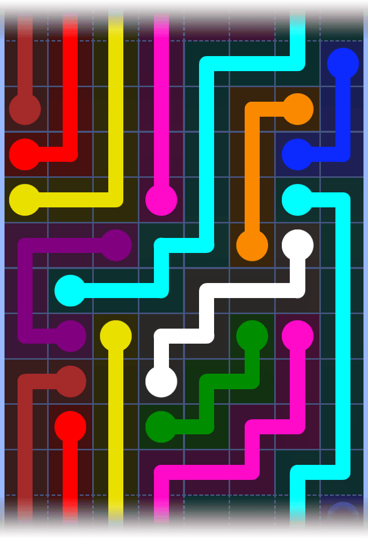 Flow Free Warps 1327 Solution