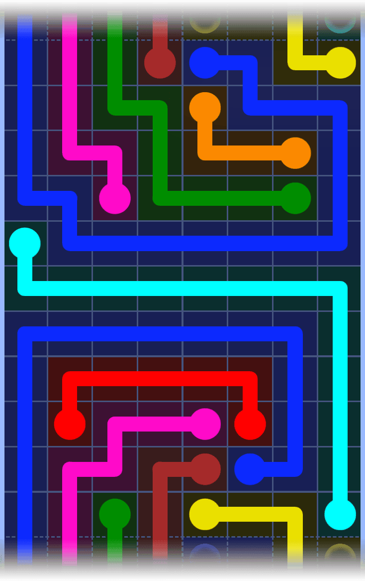 Flow Free Warps 1332 Solution