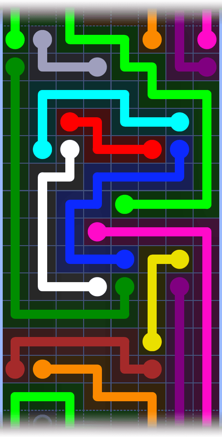 Flow Free Warps 1348 Solution