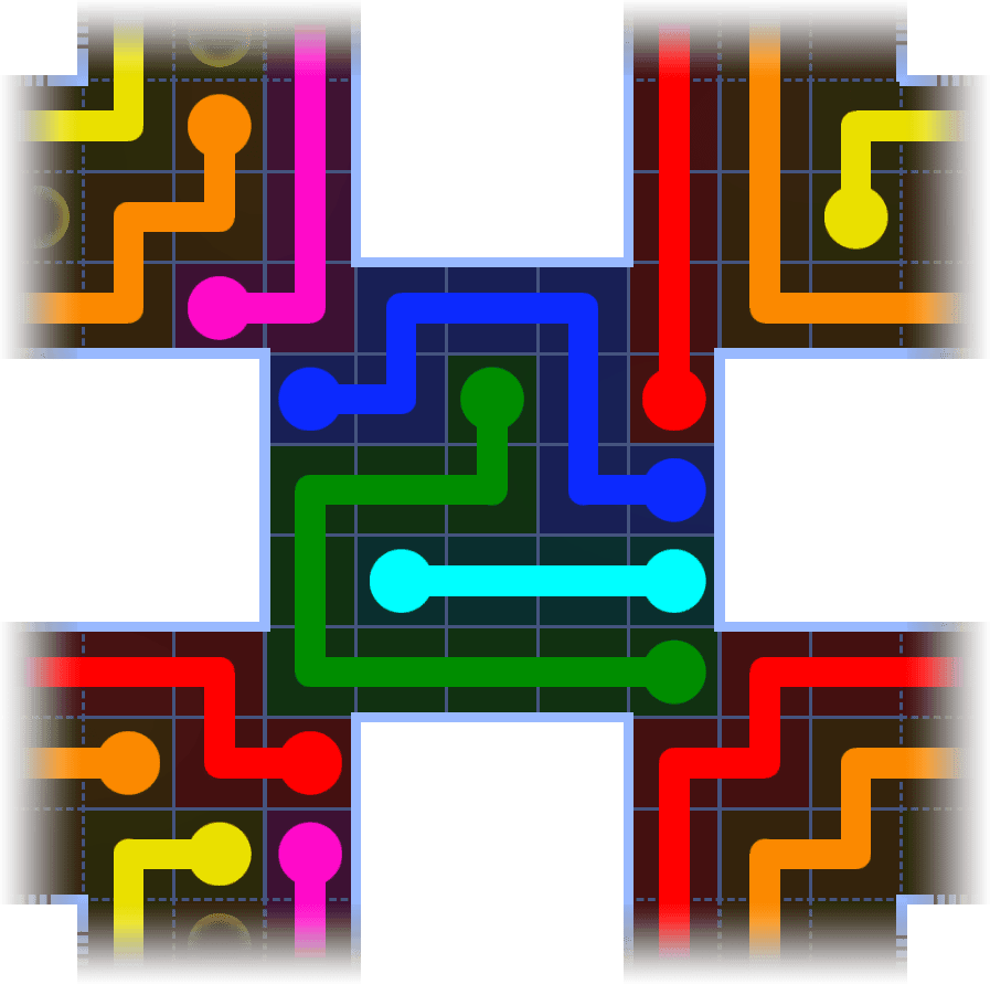 Flow Free Warps 1062 Solution