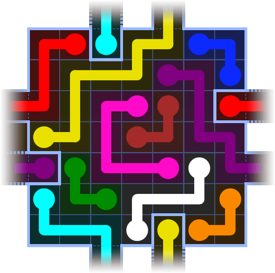 Flow Free Warps 1065 Solution