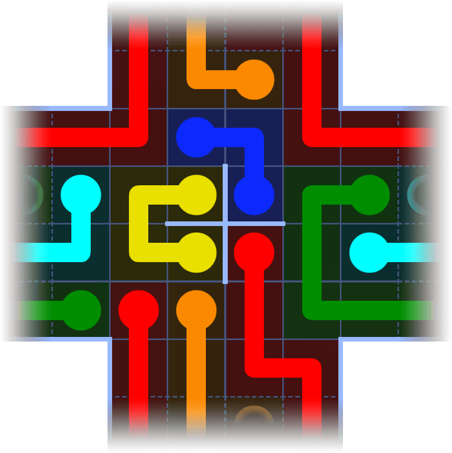 Flow Free Warps 1052 Solution