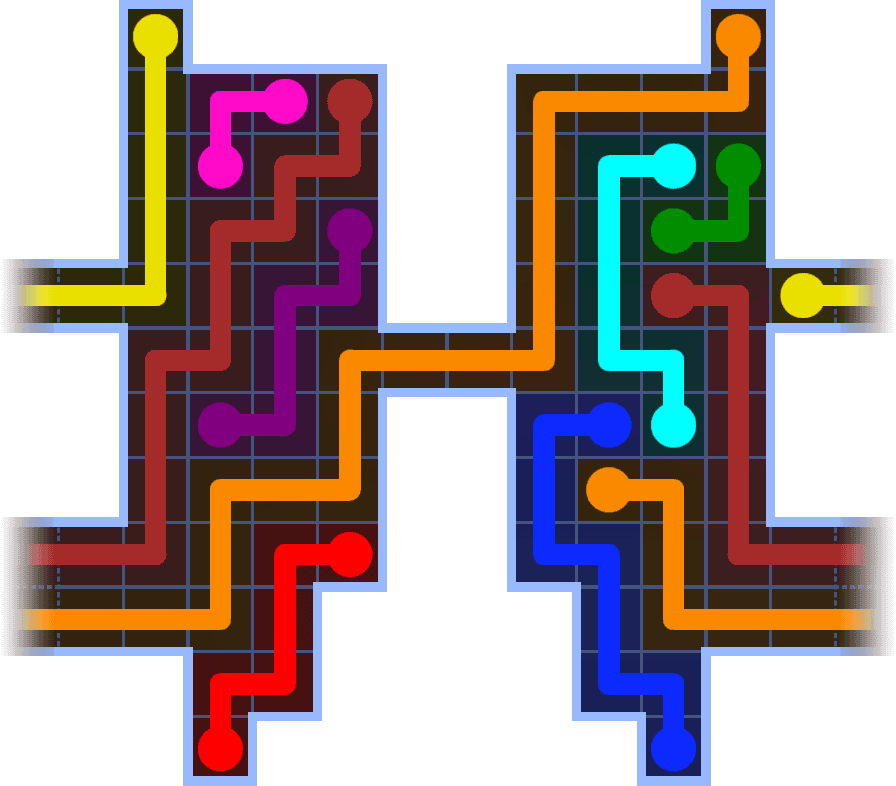 Flow Free Warps 1071 Solution