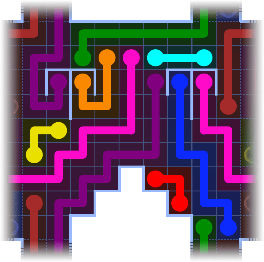 Flow Free Warps 1080 Solution