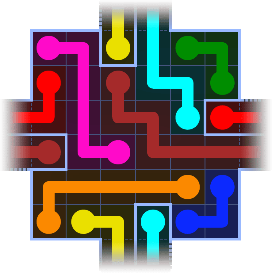 Flow Free Warps 1173 Solution