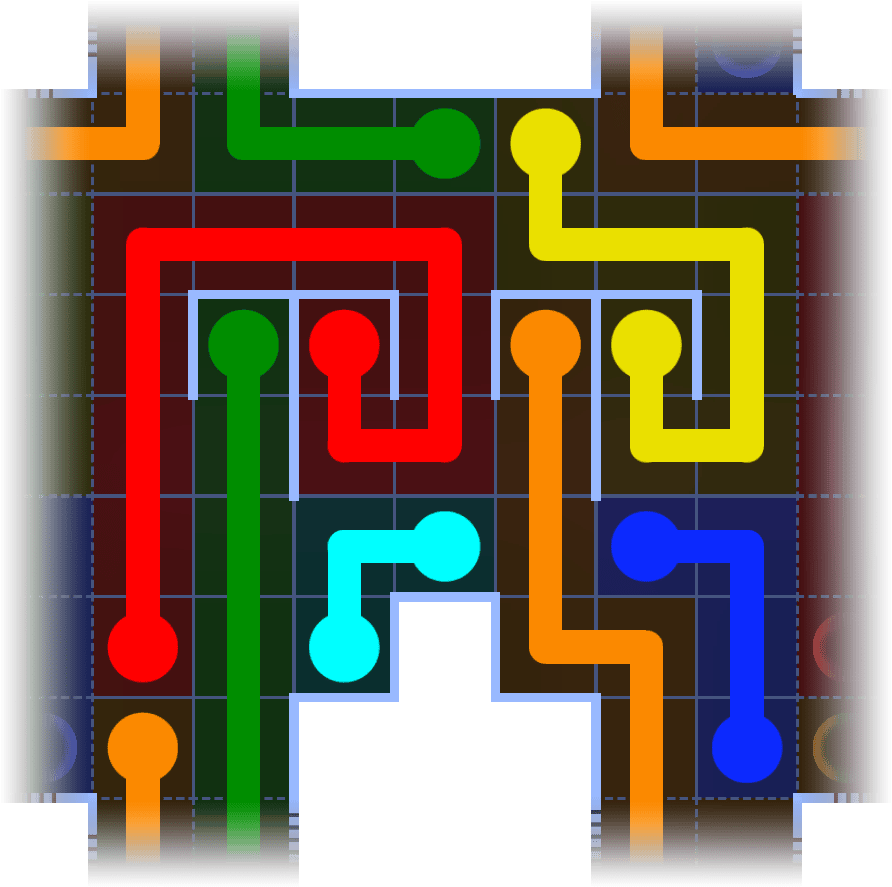 Flow Free Warps 1177 Solution